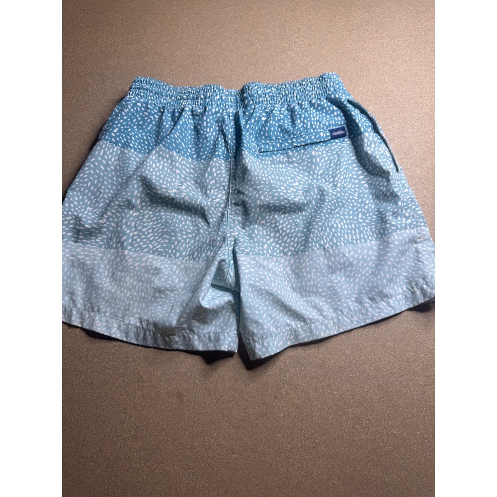 Chubbies Mens Blue White‎ Speckled Ombre Swim Trunks Pineapple Patch SP22BAS0054 - Picture 5 of 8